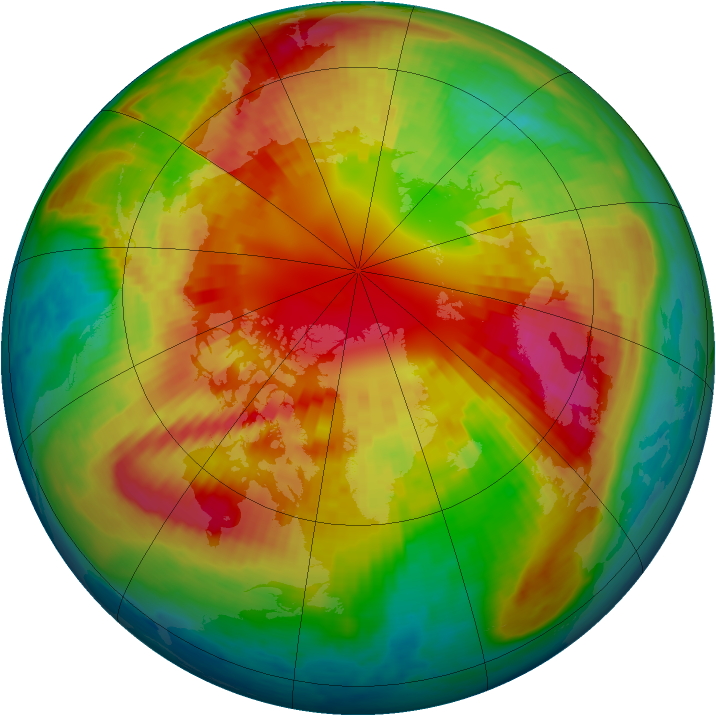 Arctic ozone map for 02 March 2002